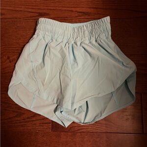 Lululemon Hotty Hot Light Blue Women's Shorts 2.5’ inseam